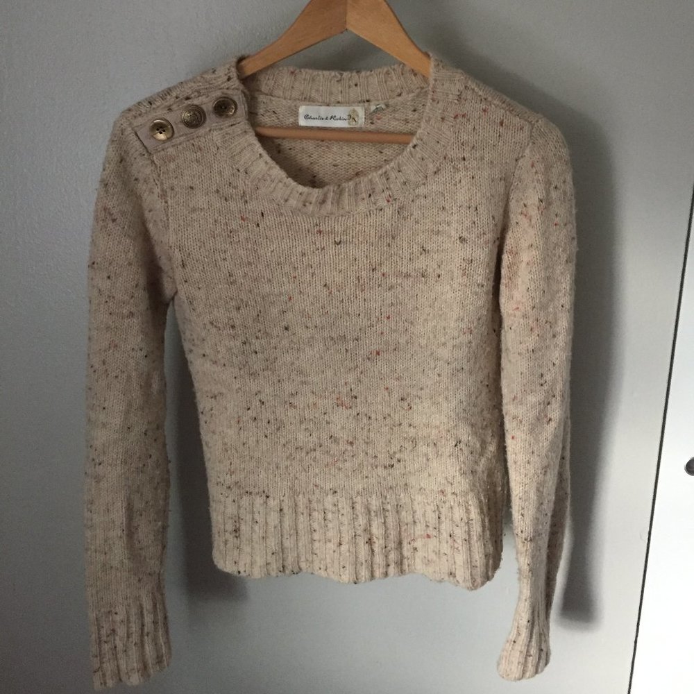 Charlie + Robin Wool Cream Sweater